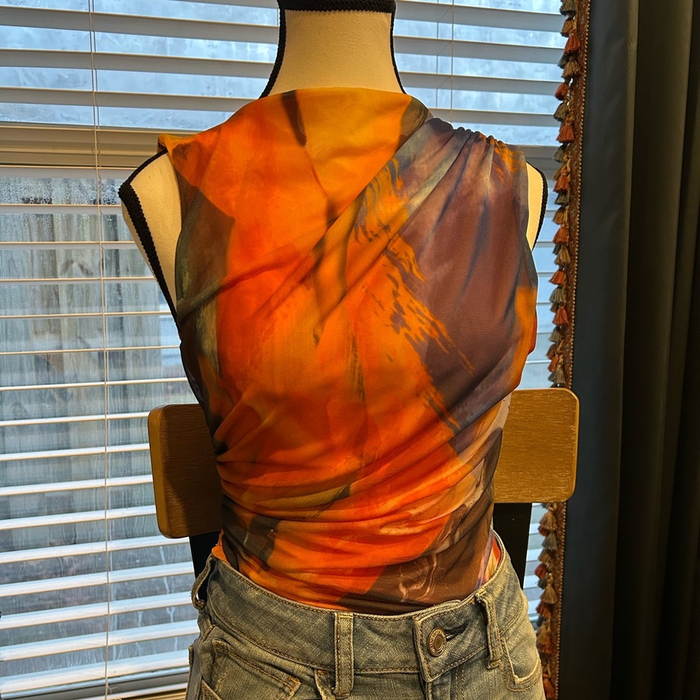 Zara Women's Multi Color Bodysuit